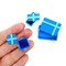 Miniature Gift Boxes with Ribbon, 3 pcs, Blue Presents for Dollhouses, Adorabilities